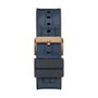 Guess GW0326G1 Reloj Analógico con Caja Rosa y Correa Azul