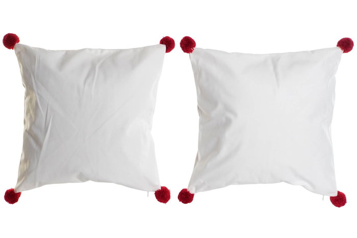 DKD Home Decor Fundas para Cojín de Poliéster 45x45 cm, Surtido de 2 Unidades DKD Home Decor Fundas para Cojín de Poliéster 45x45 cm, Surtido de 2 Unidades