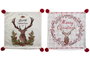DKD Home Decor Fundas para Cojín de Poliéster 45x45 cm, Surtido de 2 Unidades