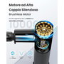 RENPHO Extend Massage Gun C004, Pistola de Masaje Percusión Profunda, Negro, PEU-R-C004-BK