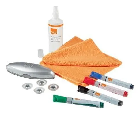 NOBO Kit para Pizarra Blanca de Cristal