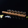 Cook Concept Juego de 6 Chupitos con Tabla Acacia Cocktail 30 ml