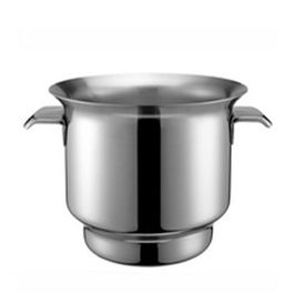 ECO Cubo de Hielo en Orfebrería, Acero Inoxidable o Similar, Diámetro 11 cm, Altura 12 cm