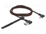 DeLOCK Cable EASY-USB 2.0 de 1 m con conectores USB Tipo-A y Micro-B angulados, negro