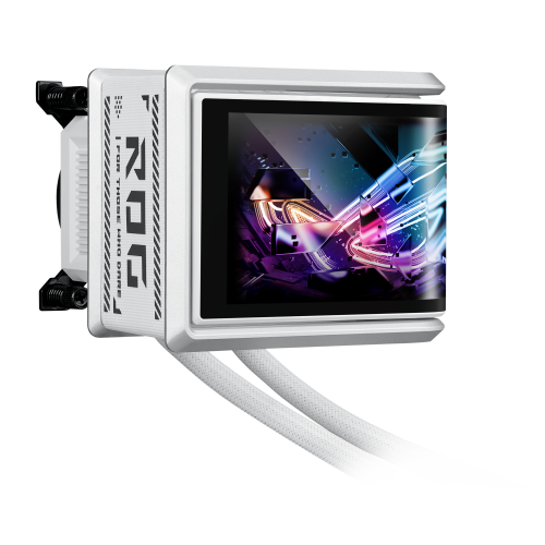 Asus ROG RYUO IV 360 ARGB WHT Sistema Refrigeración Líquida CPU 3 Ventiladores 12 cm AMOLED Blanco