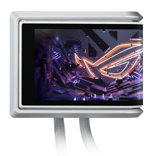 Asus ROG RYUO IV 360 ARGB WHT Sistema Refrigeración Líquida CPU 3 Ventiladores 12 cm AMOLED Blanco