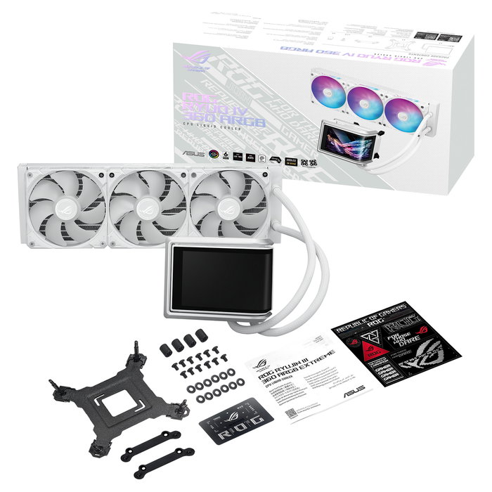 ASUS ROG Ryuo IV 360 ARGB Refrigeración Líquida CPU AIO - Blanco