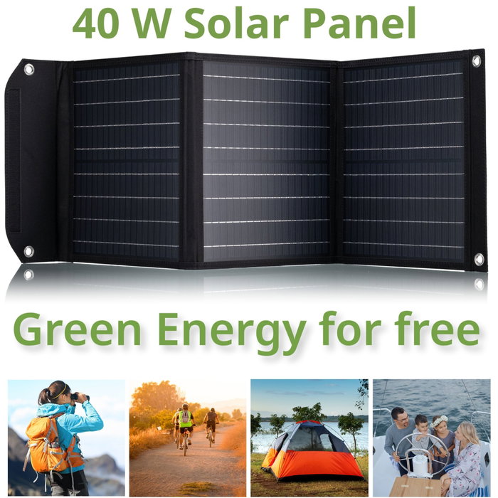 Bresser Panel Solar Móvil 40W con USB y Salida DC Bresser Panel Solar Móvil 40W con USB y Salida DC