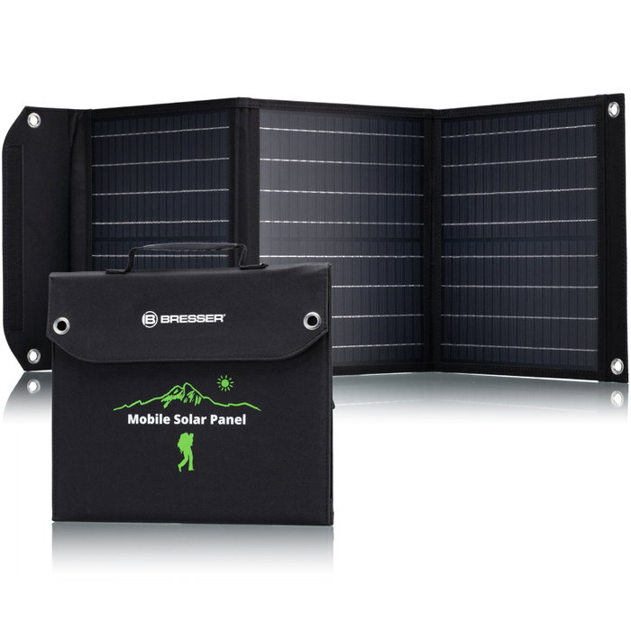 Bresser Panel Solar Móvil 40W con USB y Salida DC Bresser Panel Solar Móvil 40W con USB y Salida DC