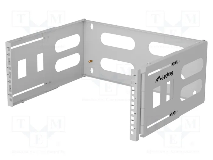 Lanberg Gancho de pared para rack 19 pulgadas 4U gris Lanberg Gancho de pared para rack 19 pulgadas 4U gris