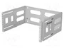 Lanberg Gancho de pared para rack 19 pulgadas 4U gris