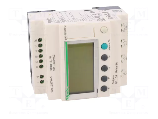 SCHNEIDER ELECTRIC Zelio Logic SR3B101FU Relé Programable SCHNEIDER ELECTRIC Zelio Logic SR3B101FU Relé Programable