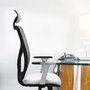 PIQUERAS Y CRESPO Silla de oficina Motilla con mecanismo Sincro/Traslack, Granate y Negro