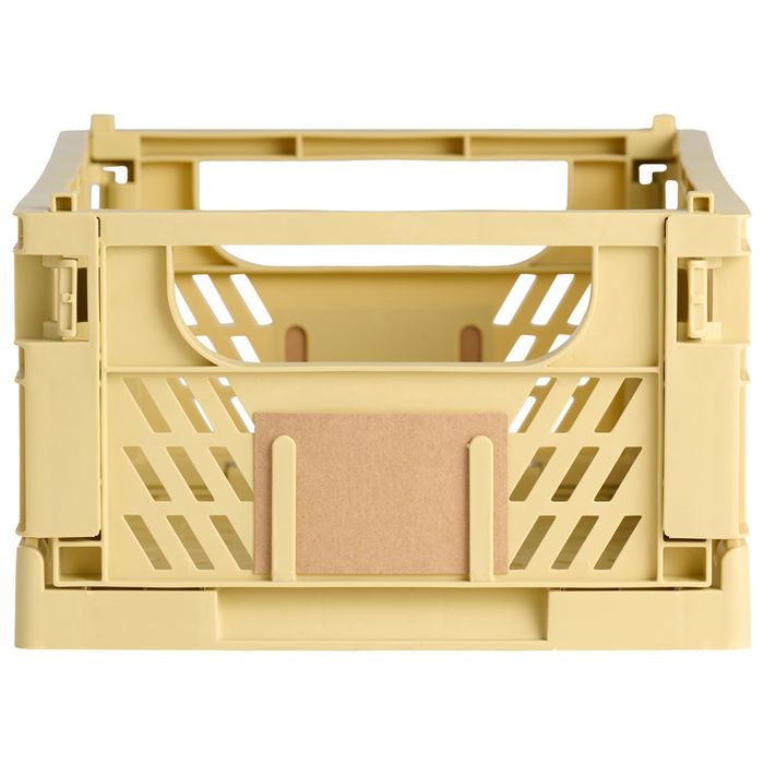 Day Caja Plegable Amarilla Arena 33x24,5x15cm Capacidad 10L Con 2 Etiquetas