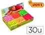 Jovi Plastilina Colores Fluorescentes Surtidos Caja 30 Unidades Tamaño Pequeño