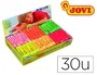 Jovi Plastilina Colores Fluorescentes Surtidos Caja 30 Unidades Tamaño Pequeño