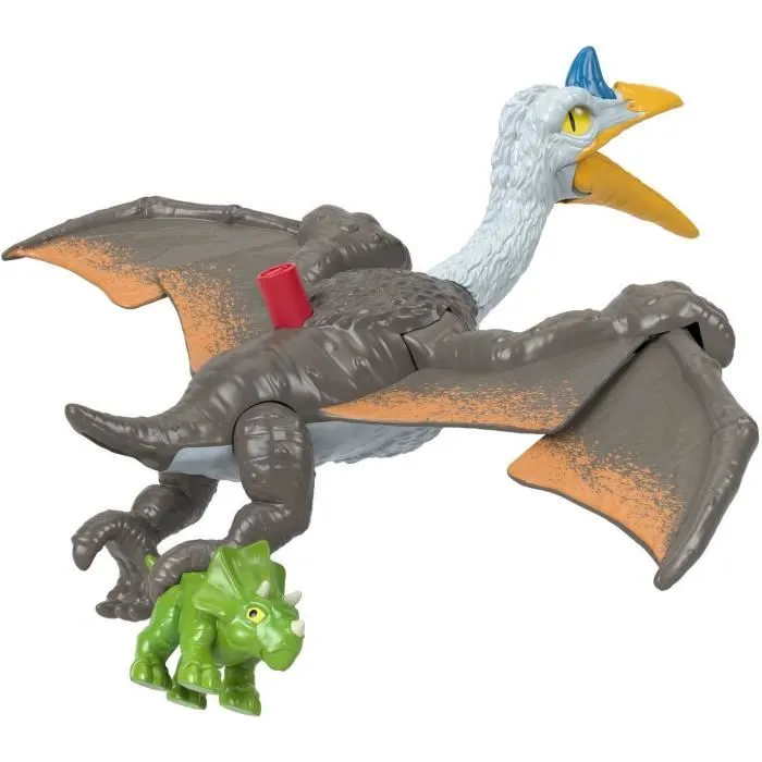 Fisher-Price HML44 Figura Imaginext Jurassic World Quetzalcoatlus Bate Alas