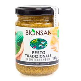 BIONSAN Pesto Tradicional con Piñones 140Gr Eco