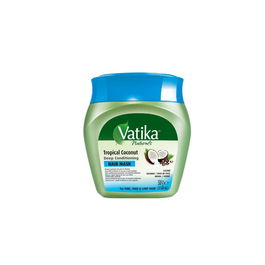 Vatika Mascarilla Capilar Reparadora Acondicionadora Tropical Coconut con Coco Henna Aloe Vera 500gr