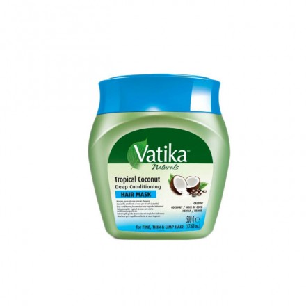 Vatika Tropical Coconut Deep Conditioning Hair Mask 500g Vatika Tropical Coconut Deep Conditioning Hair Mask 500g