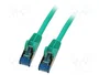 GOOBAY Patch cord Cat 6a S/FTP 20m Verde