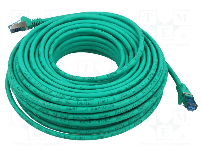 GOOBAY Patch cord Cat 6a S/FTP 20m Verde