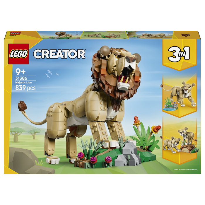 LEGO Creator Fauna Salvaje: León Majestuoso 31386