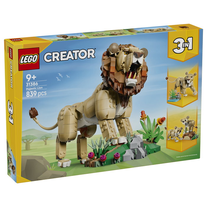 LEGO Creator Fauna Salvaje: León Majestuoso 31386