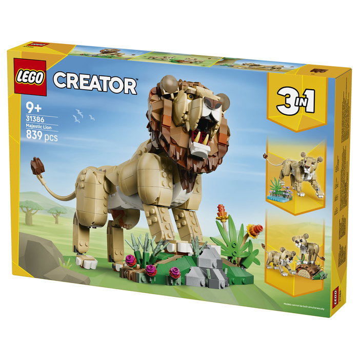 LEGO Creator Fauna Salvaje: León Majestuoso 31386