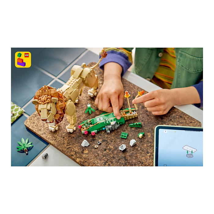 LEGO Creator 3 en 1 Animales salvajes: El majestuoso león 31386 LEGO Creator 3 en 1 Animales salvajes: El majestuoso león 31386