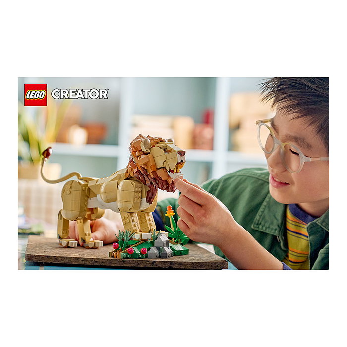 LEGO Creator 3 en 1 Animales salvajes: El majestuoso león 31386 LEGO Creator 3 en 1 Animales salvajes: El majestuoso león 31386