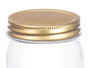 Vivalto Tarro Conserva 180 ml 6x8x6 cm Vidrio Transparente Tapa Oro (Set de 54)