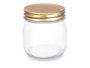 Vivalto Tarro Conserva 180 ml 6x8x6 cm Vidrio Transparente Tapa Oro (Set de 54)