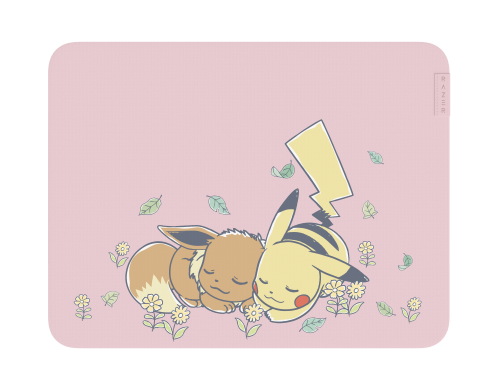 Razer Gigantus V2 – Pikachu & Eevee Edition Alfombrilla de ratón para juegos Rosa