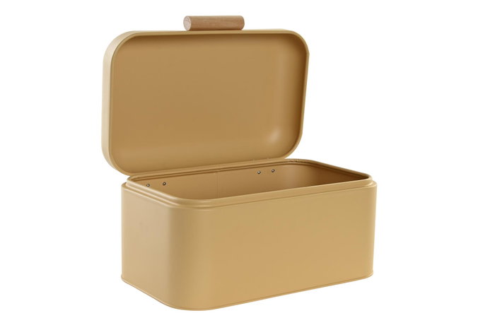 DKD Home Decor Panera Metal y Bambú 30,5x20,7x15 cm (Pack de 2) DKD Home Decor Panera Metal y Bambú 30,5x20,7x15 cm (Pack de 2)