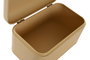 DKD Home Decor Panera Metal y Bambú 30,5x20,7x15 cm (Pack de 2)
