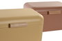 DKD Home Decor Panera Metal y Bambú 30,5x20,7x15 cm (Pack de 2)