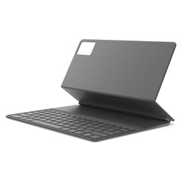 Lenovo Folio Keyboard ZG38C07508 para Idea Tab Plus, Teclado Protector Gris Luna con Soporte Integrado y Conectividad por Pines Pogo