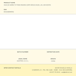 Workpro Disco de sierra circular TCT para madera, 165 x 20 mm, 48 dientes