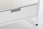 DKD Home Decor Mesa de Centro Blanca de Metal y MDF