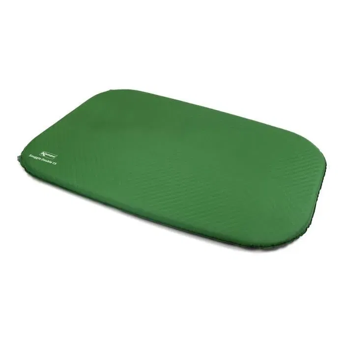Kampa Colchón Autoinflable Snuggle 7.5 SIM Doble para 2 personas - 1,98 m x 1,30 m - Verde