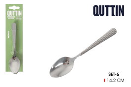 Quttin Set de 6 Cucharas Postre MOMA 1.5mm