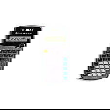 Texas Instruments TI-30Xa Calculadora Científica de Bolsillo, 10 Dígitos, 1 Línea, Alimentada por Batería, Color Gris