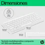 HP Teclado Multidispositivo Compacto 350 con Bluetooth