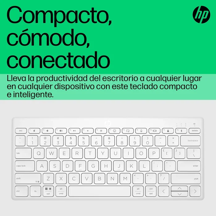 HP Teclado Multidispositivo Compacto 350 con Bluetooth