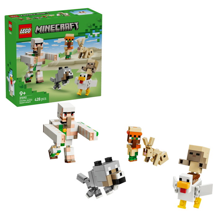 LEGO Minecraft Ataque del Jinete Avícola en el Desierto 21592
