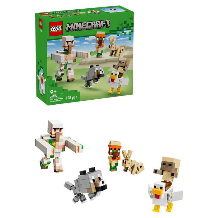 LEGO Minecraft Ataque del Jinete Avícola en el Desierto 21592