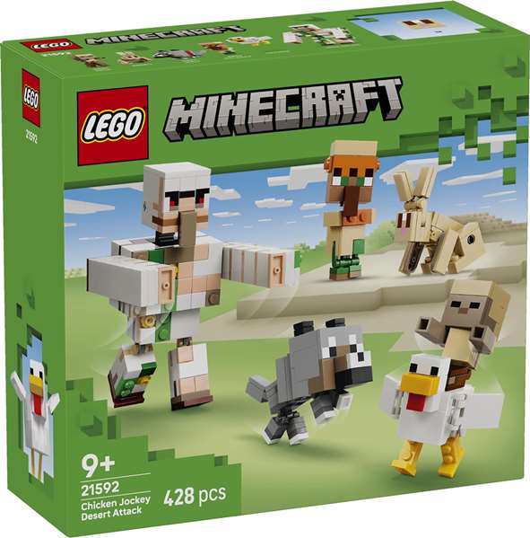 Lego Minecraft Ataque del Jinete Avícola en el Desierto 21176 Juego de Construcción Lego Minecraft Ataque del Jinete Avícola en el Desierto 21176 Juego de Construcción