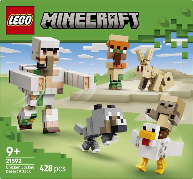 Lego Minecraft Ataque del Jinete Avícola en el Desierto 21176 Juego de Construcción Lego Minecraft Ataque del Jinete Avícola en el Desierto 21176 Juego de Construcción
