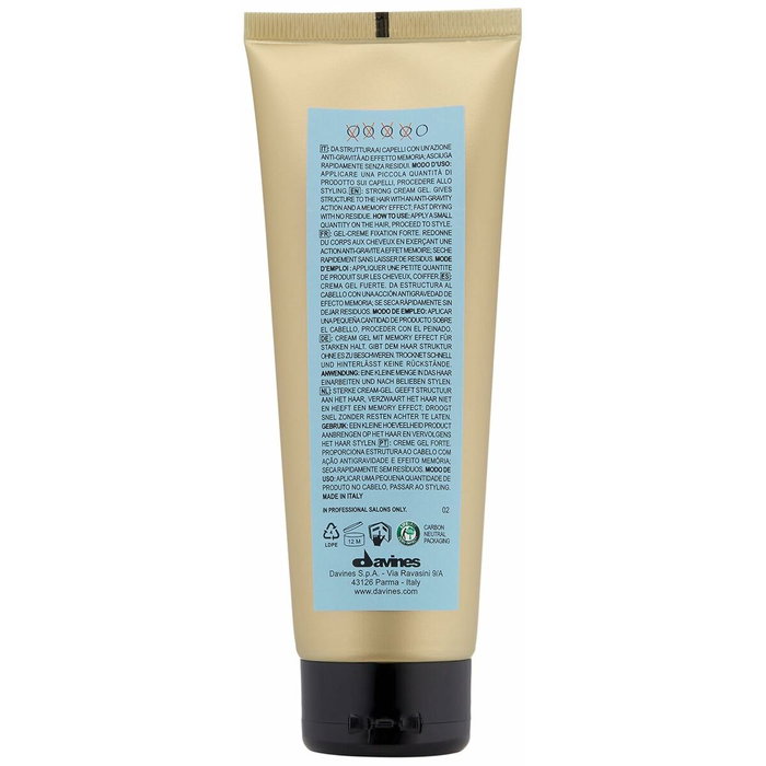 Davines Mi Gel Forte Gel para Peinar Fijación Fuerte 125 ml